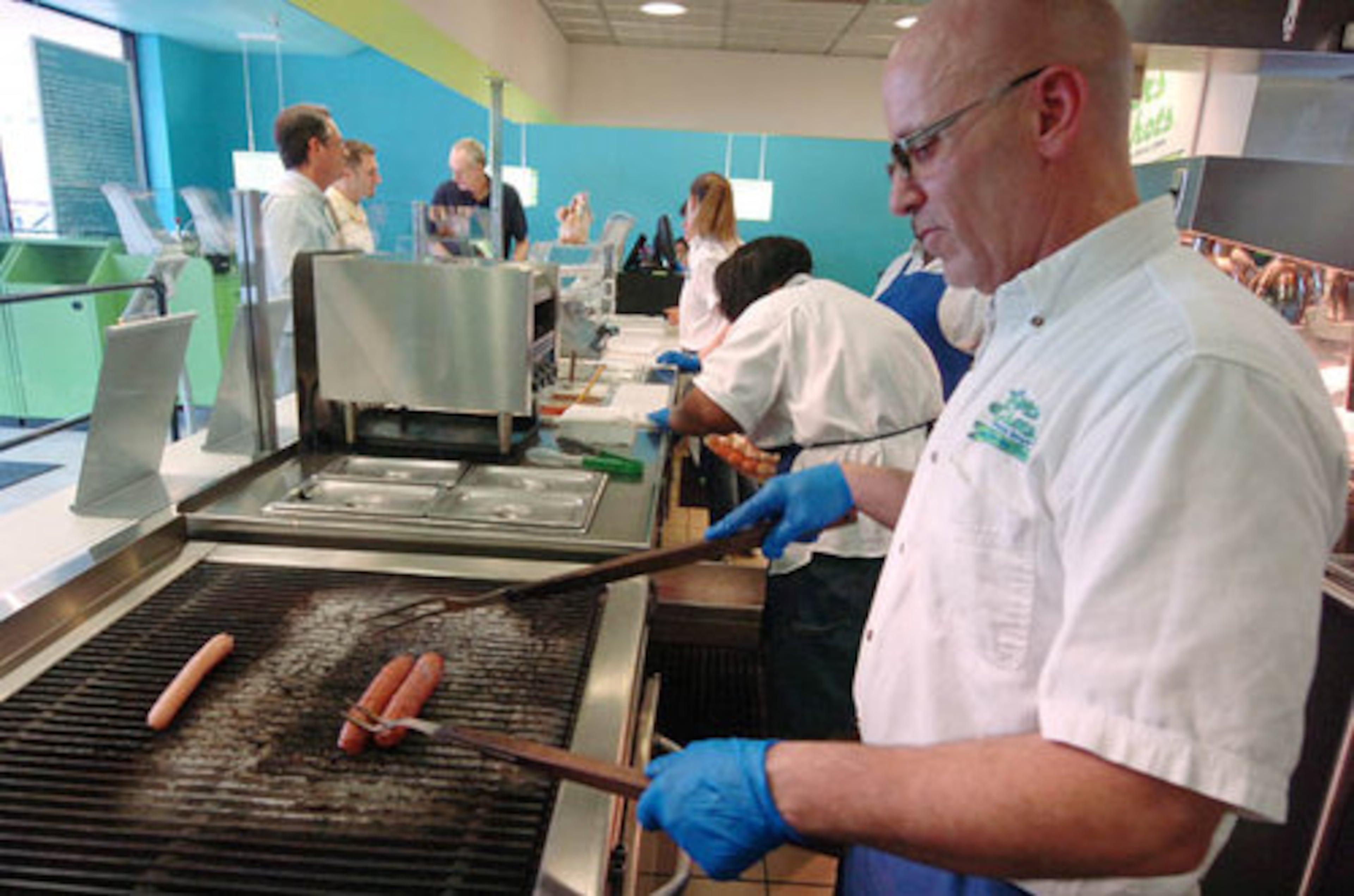 For years, Barkers Red Hots carts were the place to grab a hot dog in Atlanta. But in 1995, Glenn (pictured) and Vivian Robins sold their carts. They're back, and now they have air conditioning in their Smyrna restaurant.