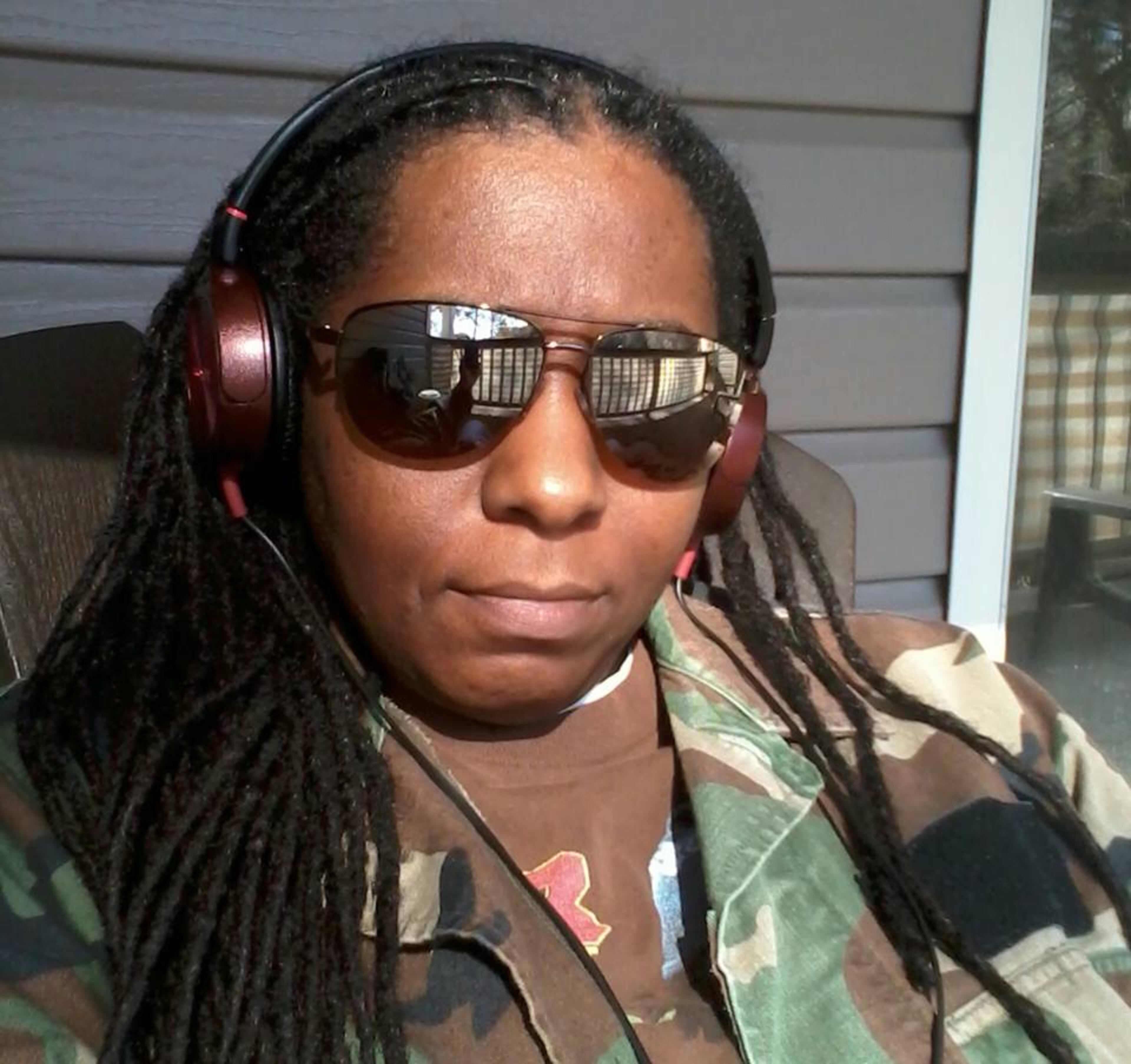 Lynette T. Edge is an online t-shirt designer: I started growing my dreads 12 years ago, after I was laid-off from my corporate job. I knew that I wasn’t interested in going back into the corporate world, so I figured it was safe to lock my hair. I feel a stronger sense of pride and self-love since growing my dreads. Especially when people compliment me by saying, “Your dreads are so neat and clean,” because so many people still view dreadlocks as unclean, unkempt and smelly. My hairstyle caused me a problem once when I lived in metro Atlanta. I was driving home late one night from getting my hair re-twisted and was pulled over for a headlight. My hair was sectioned off and looking less than neat. When the officer came to the window and saw my wild hair he immediately asked me to get out and if he could search the car. One of the officers kept asking me for a light. I said, “I don’t smoke.” He then said, “You got a lighter. I know you smoke.” I was on the side of the road for 30 minutes while they tried to find something illegal in the car, which they never did.