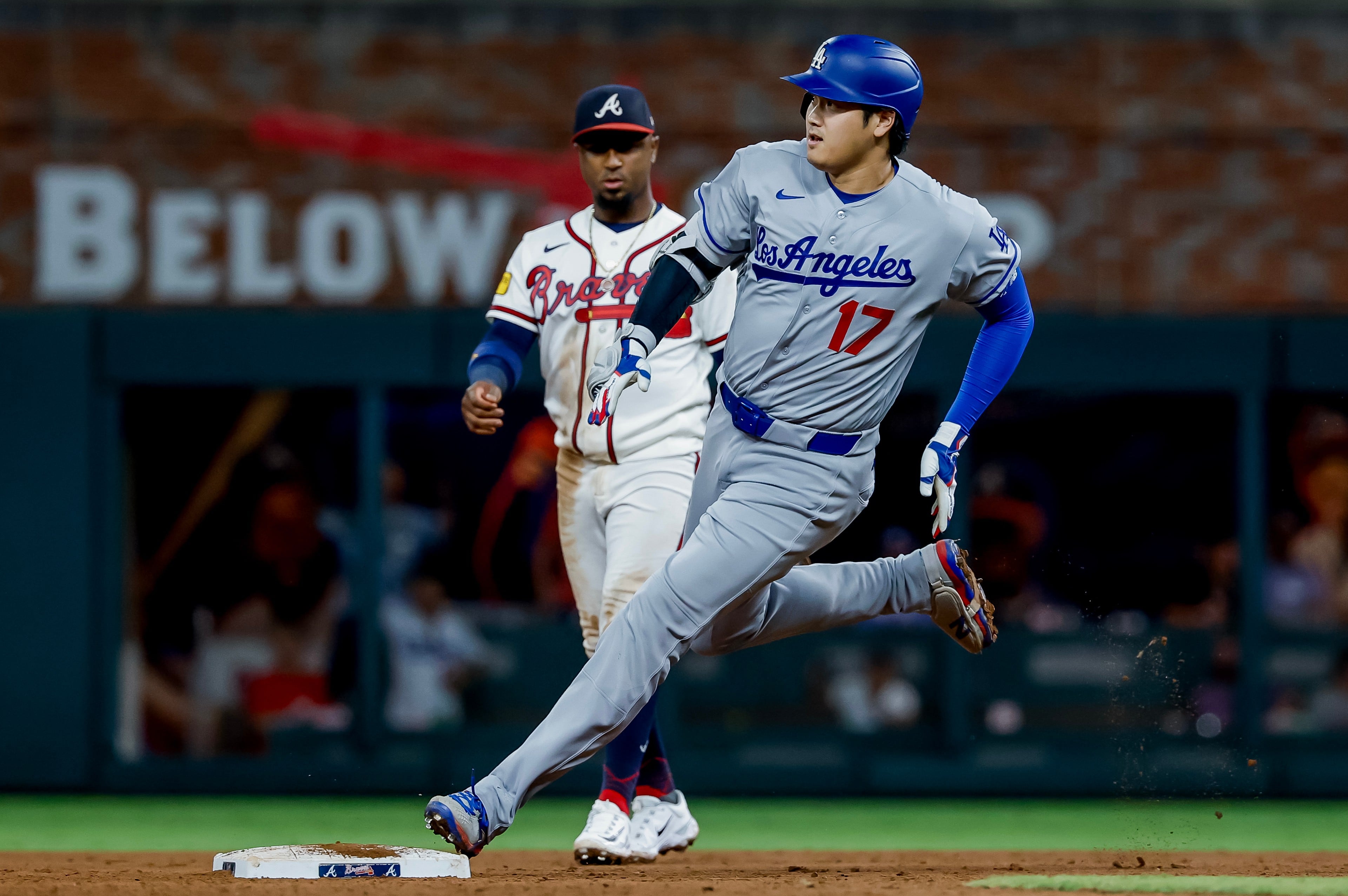 Dodgers Braves Baseball