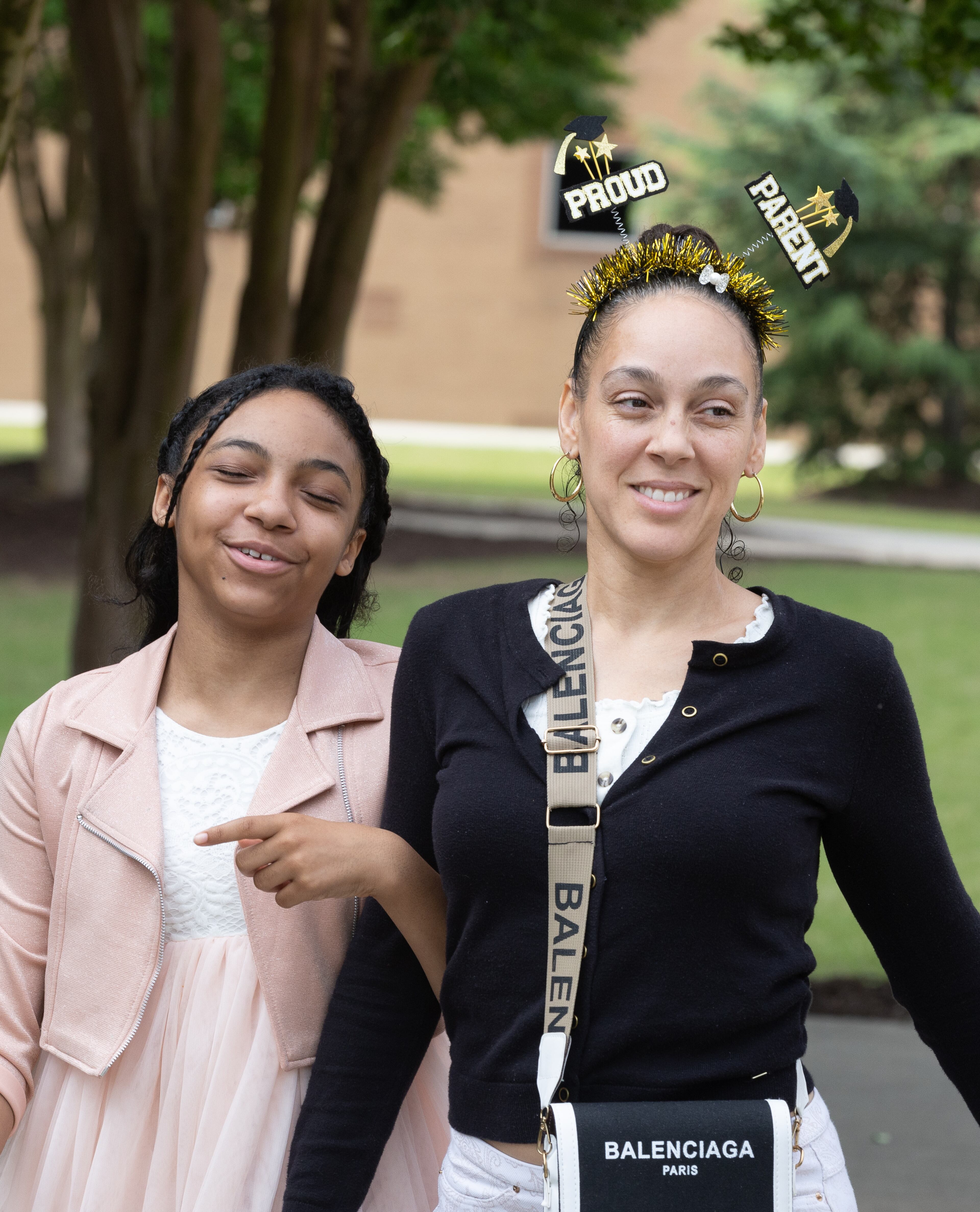 Shontelle Conner attends the commencement ceremony of the College of Business at Kennesaw State University for her son Carlos Moreland's graduation on Tuesday, May 7, 2014. (Steve Schaefer / AJC)