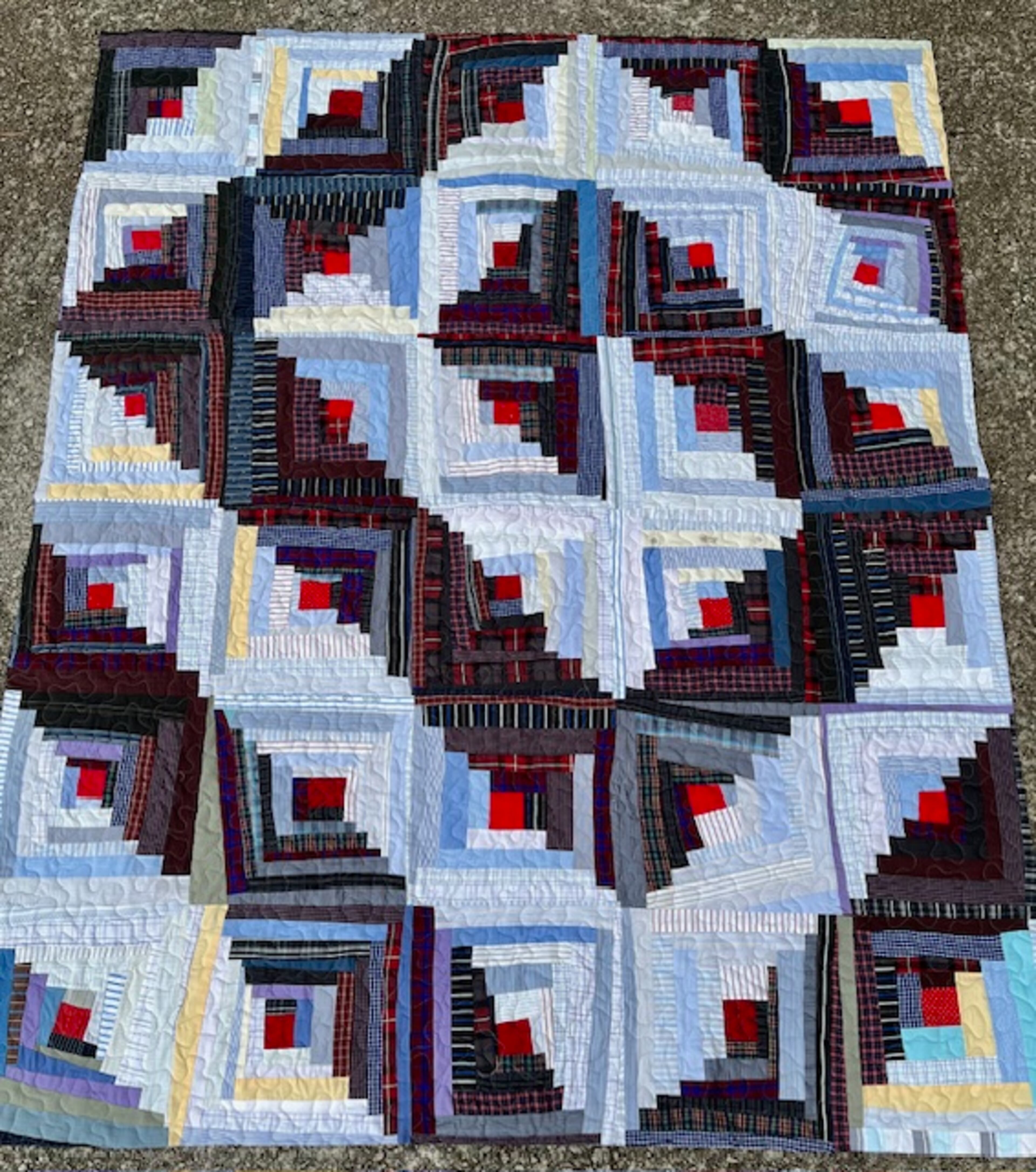 The six women in the quilting class at the Women's Transitional Center worked together to produce this communal project, representing hope.
(Courtesy HeartBound Ministries)