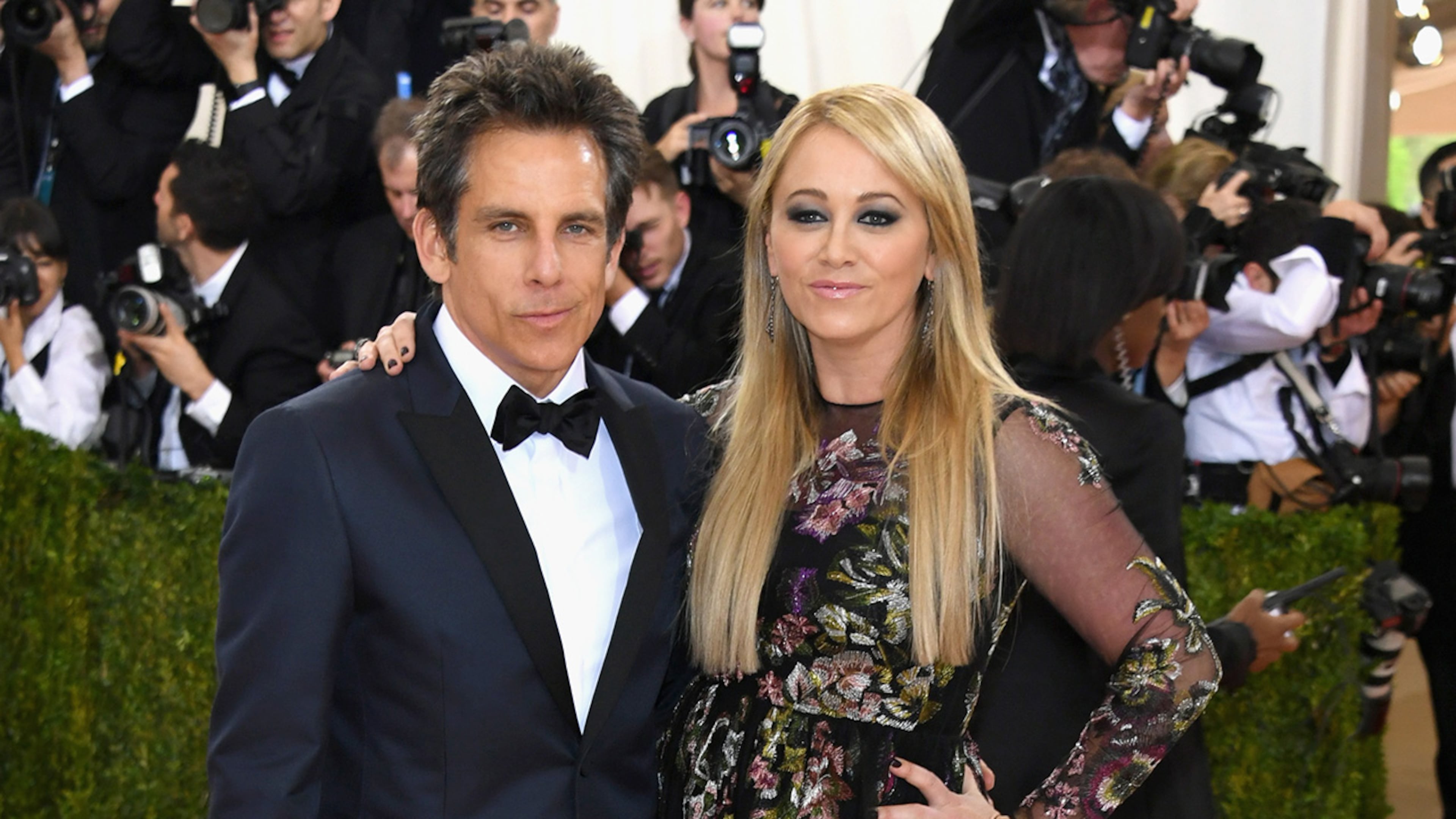 Actors Ben Stiller (L) and Christine Taylor separated in 2017 after 18 years together.
