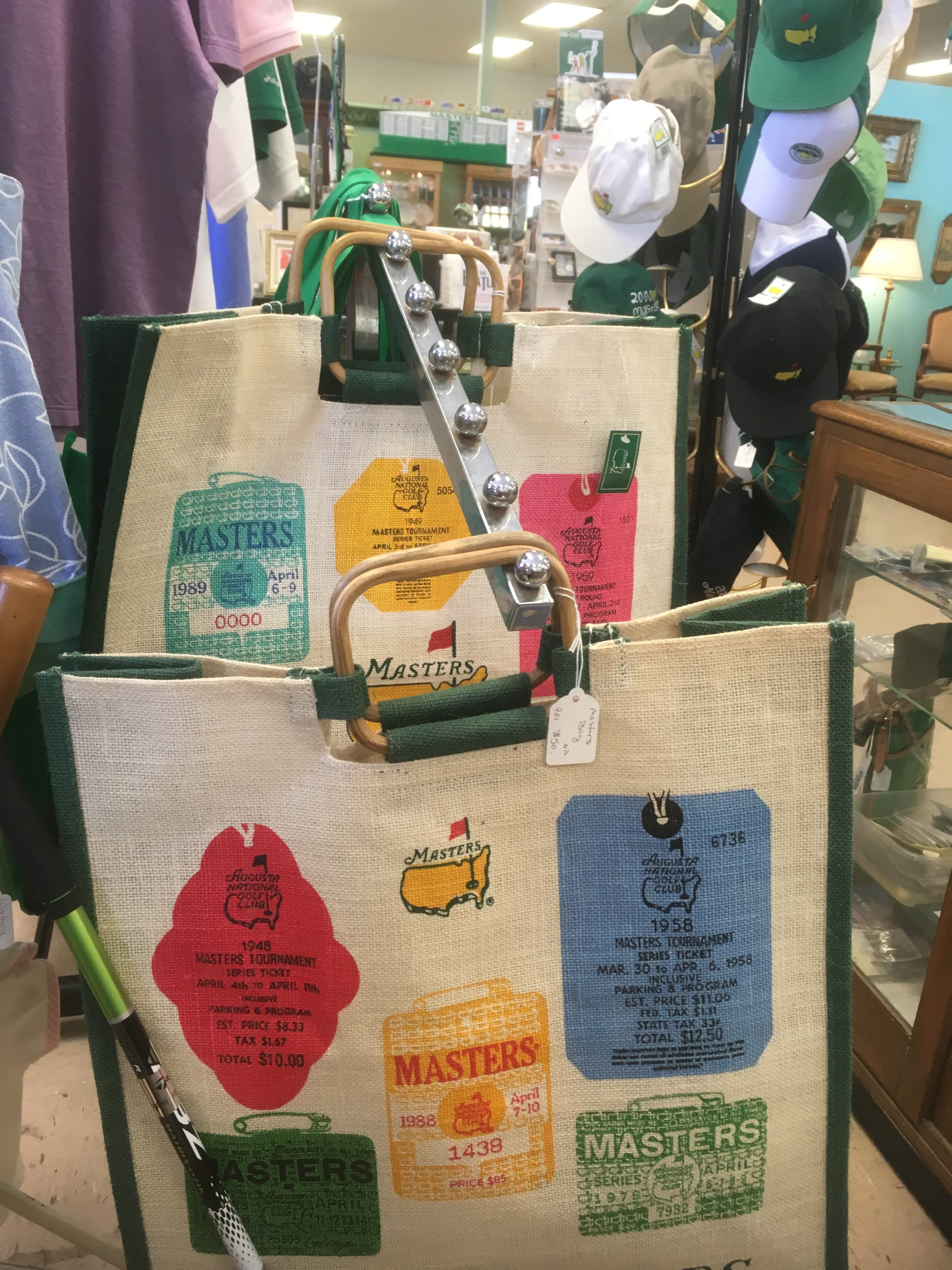 Masters gear galore is available at Trends and Traditions at 2834 Washington Road, not far from Augusta National. Photo: Jennifer Brett