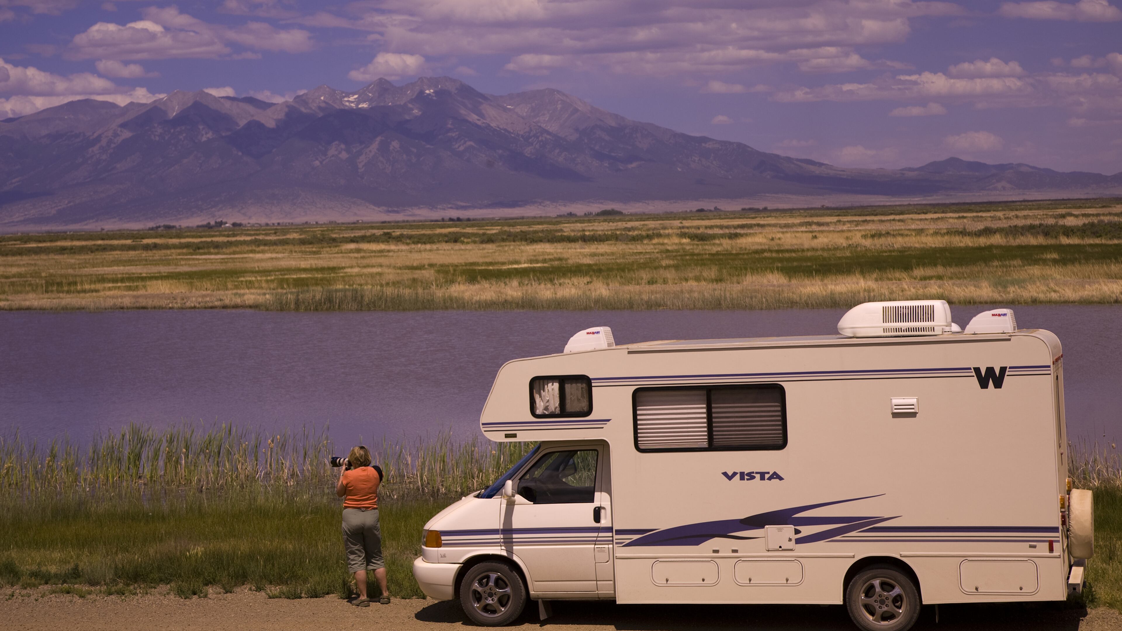 Vehicles, including RVs, can follow a loop tour through Alamosa National Wildlife Refuge, which includes thousand of acres of wetlands along the Rio Grande River that are ideal for viewing waterfowl and other avian speicies. (Dave G. Houser/TNS)
