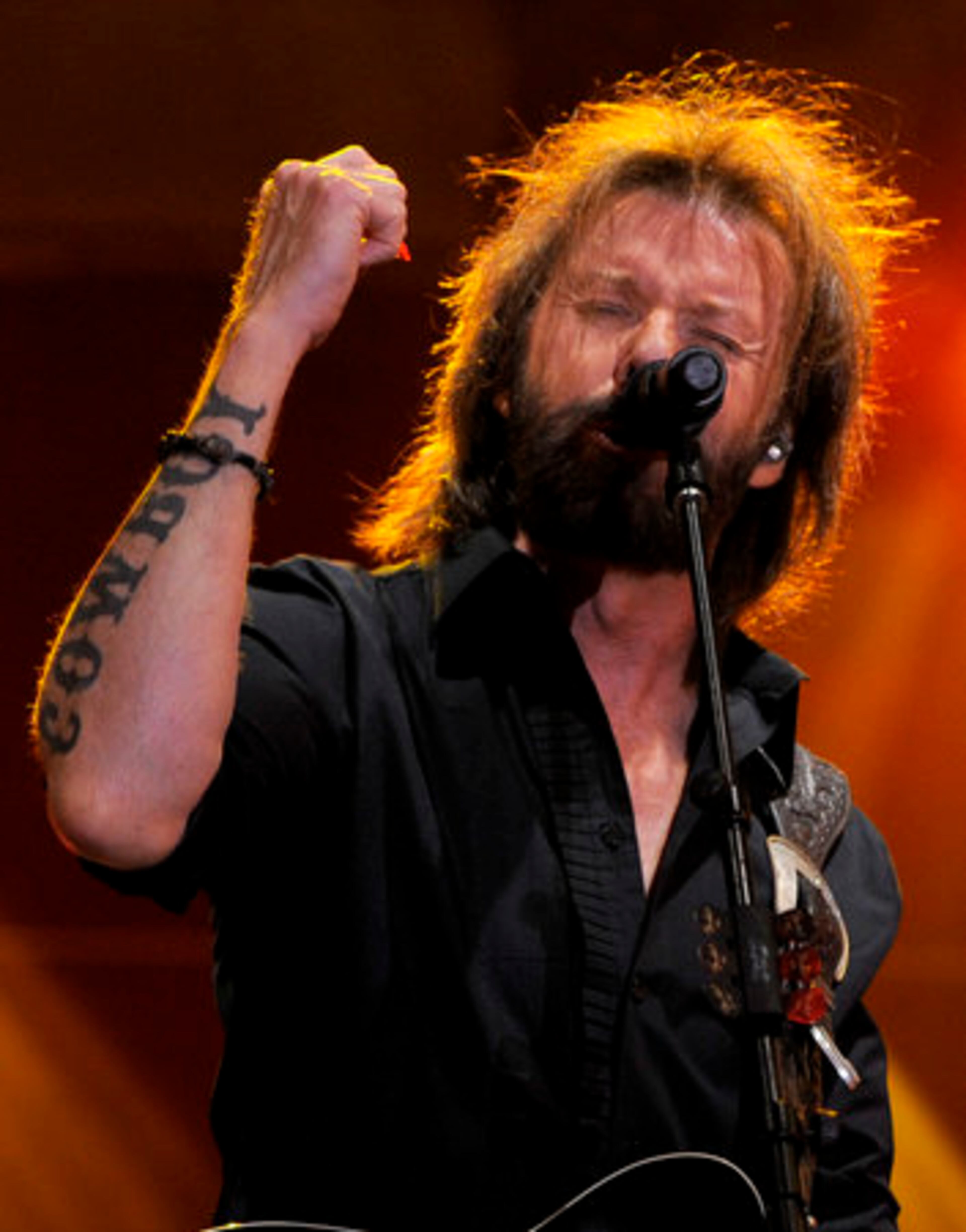 Ronnie Dunn performs at the Academy of Country Music Concerts at Fremont Street Experience, Saturday, April 2, 2011, in downtown Las Vegas.