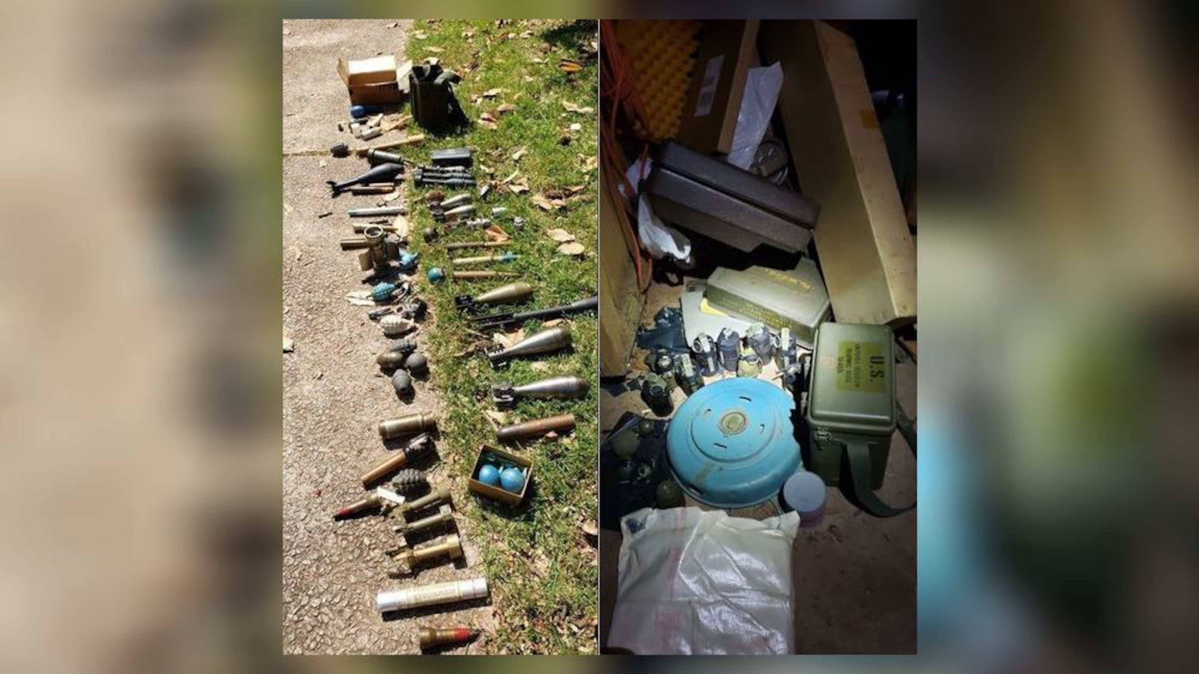 DeKalb County police have recovered an arsenal of explosives discovered Thursday morning at the home of a person who committed suicide, authorities said.