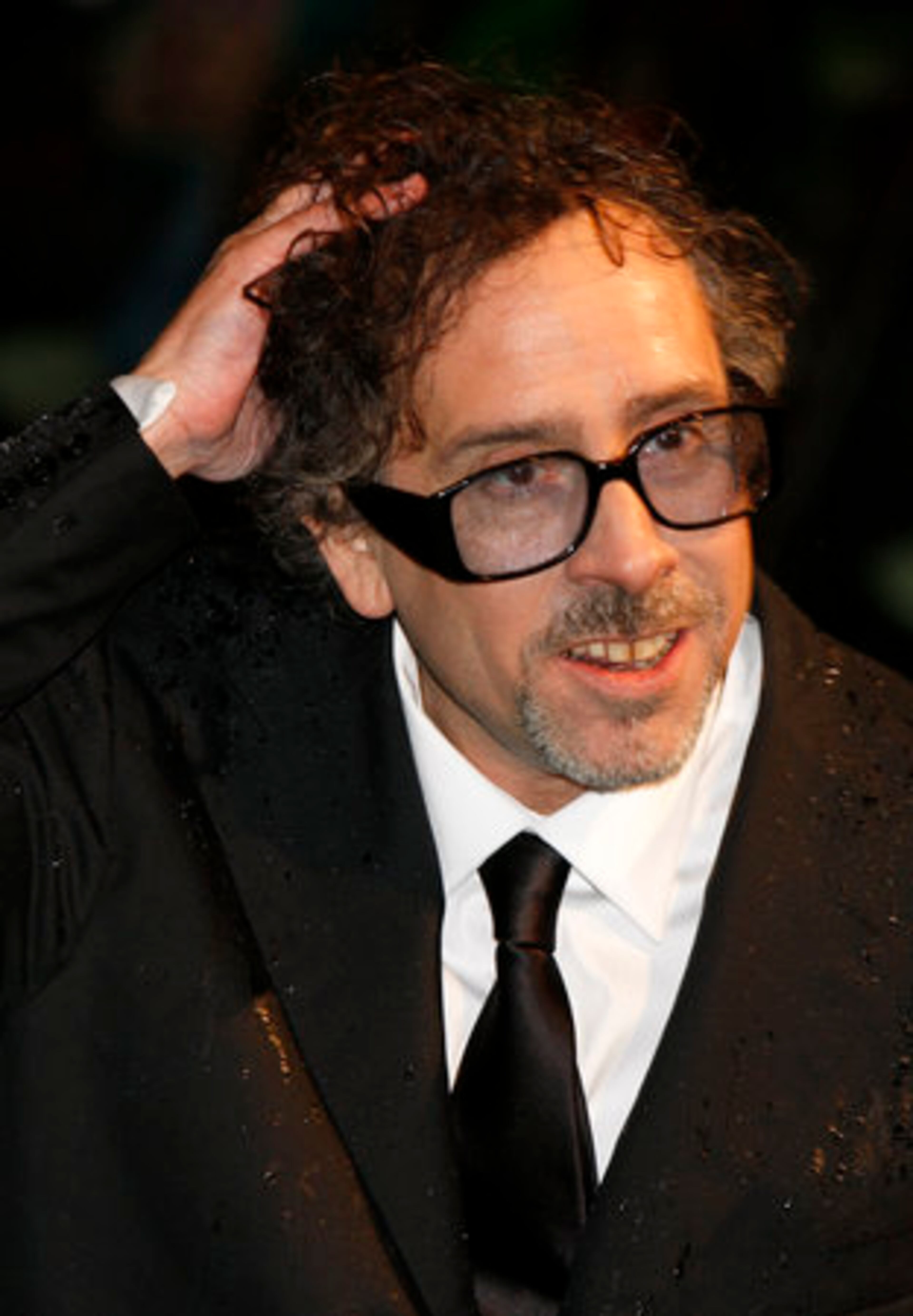 US Director Tim Burton arrives for the Royal World Premiere.