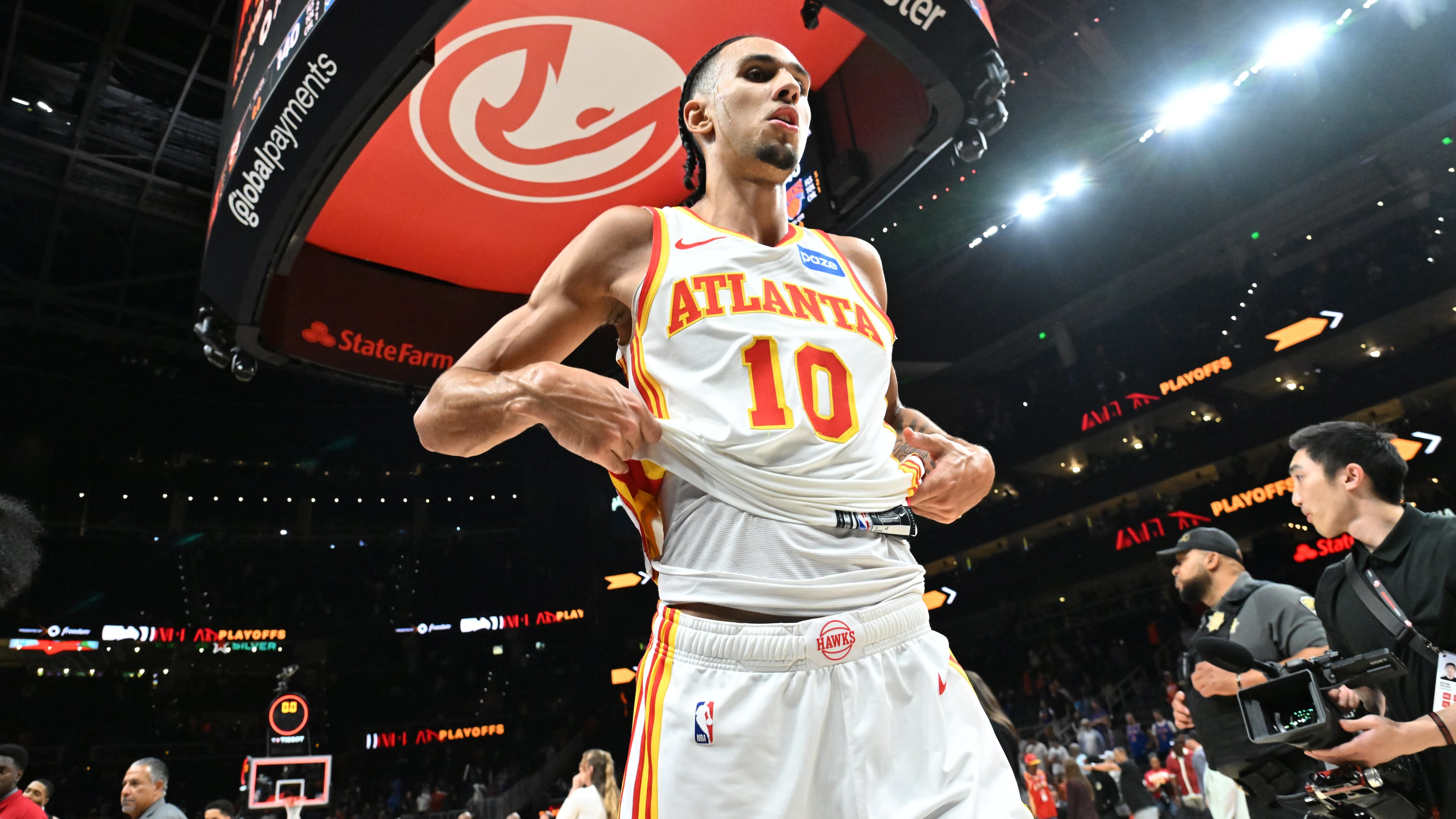 The Hawks had a 3% chance of landing the No. 1 pick when they won the NBA draft lottery and selected Zaccharie Risacher in 2024. (Hyosub Shin/AJC)
