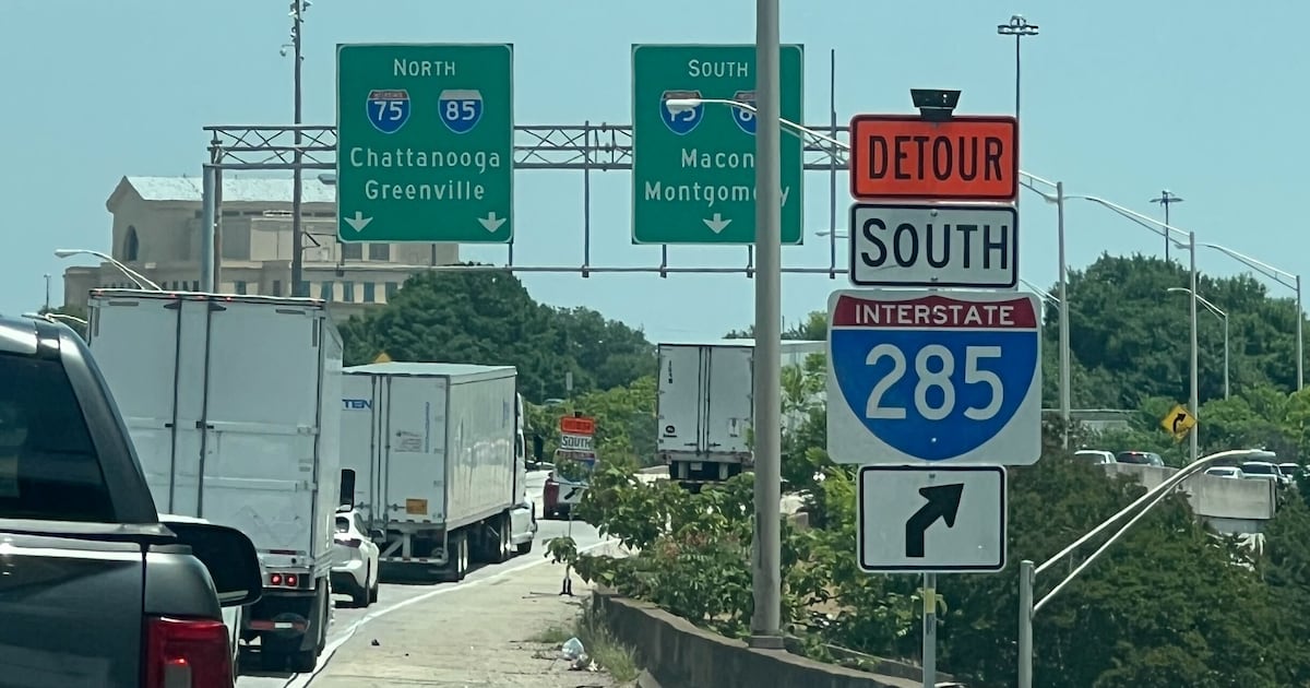Opinion: Follow detour signs, not GPS, and more lessons from I-285 ...