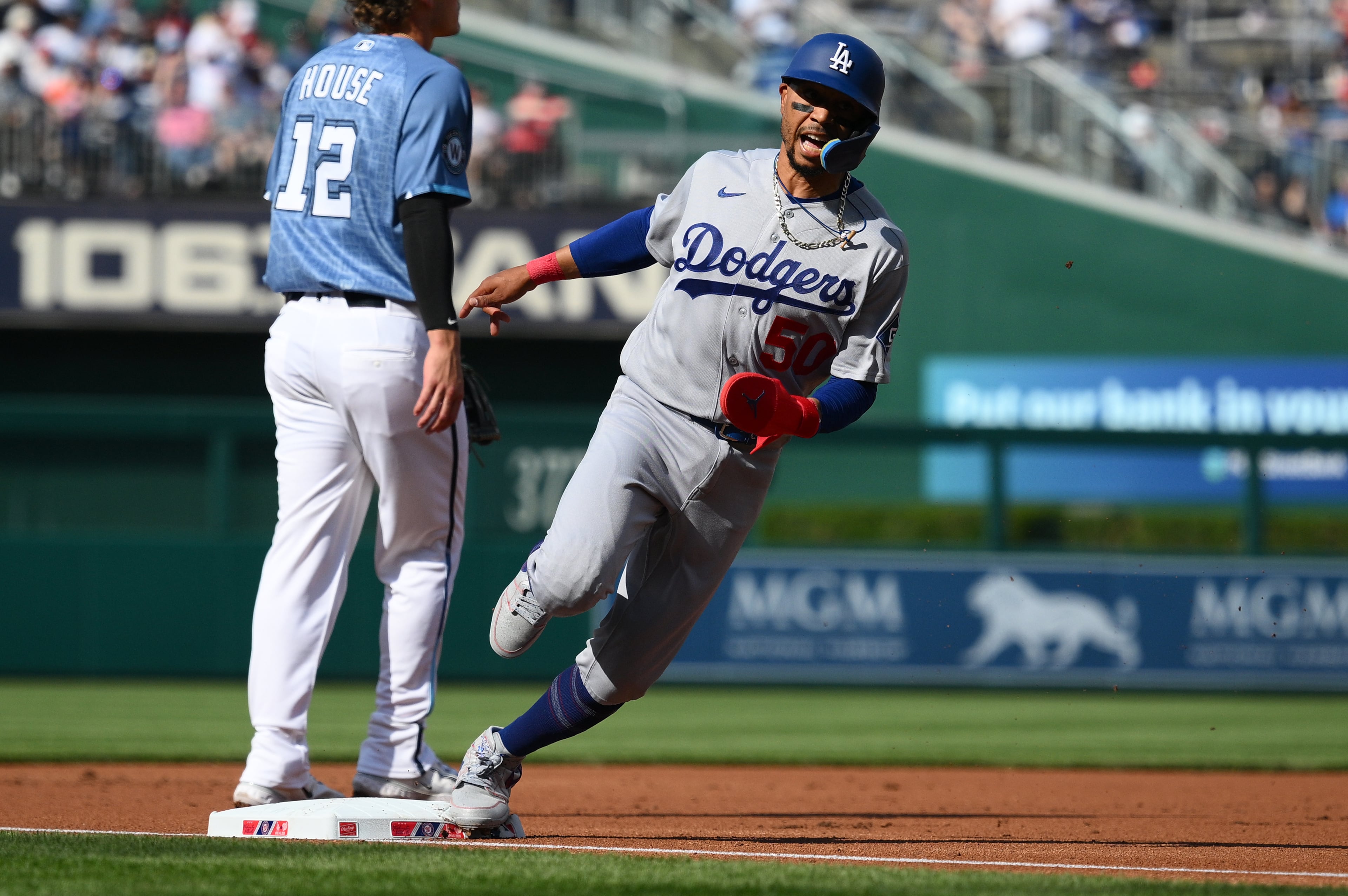 Dodgers Betts Baseball