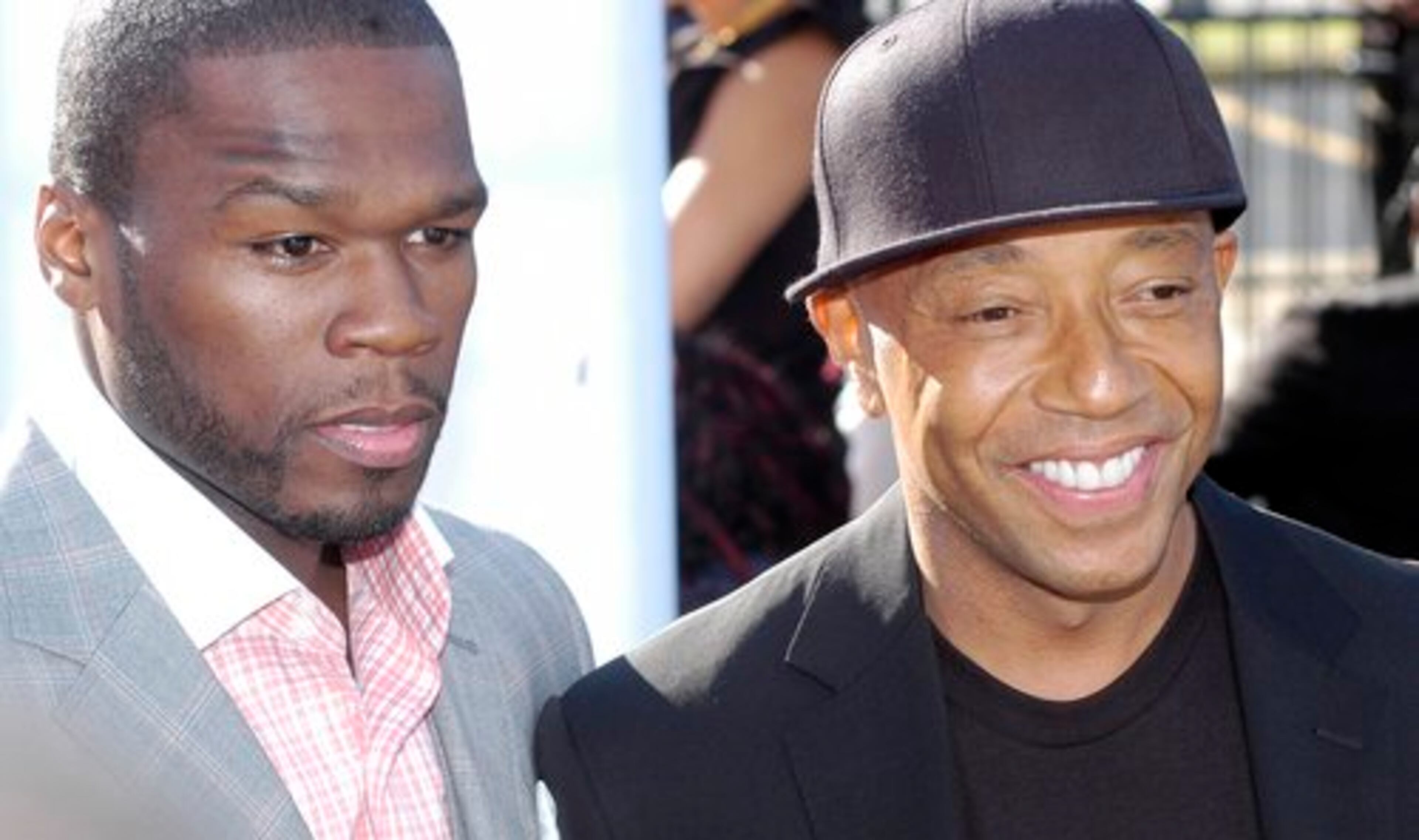 There were high-wattage stars on the red carpet at the 2008 BET Hip-Hop Awards, held Oct. 18 at the Atlanta Civic Center. Case in point: 50 Cent and Russell Simmons take a moment for the camera before being whisked away for an on-air interview.