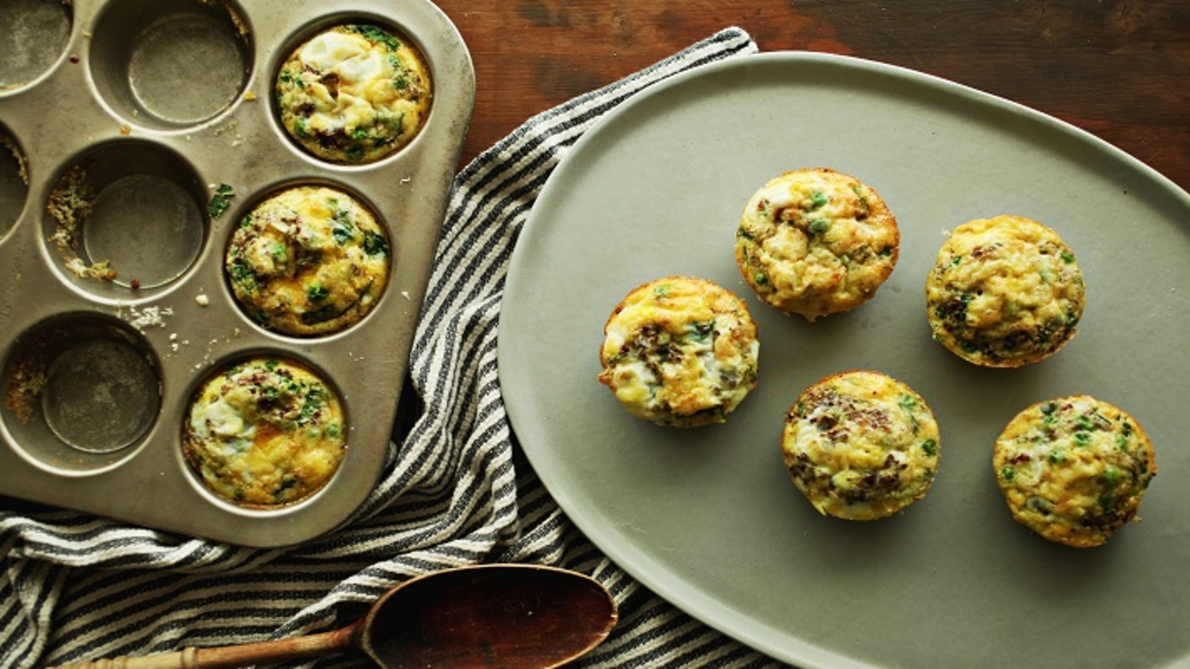 Frittata Muffin recipe for any grain. (Juli Leonard/Raleigh News & Observer/TNS)