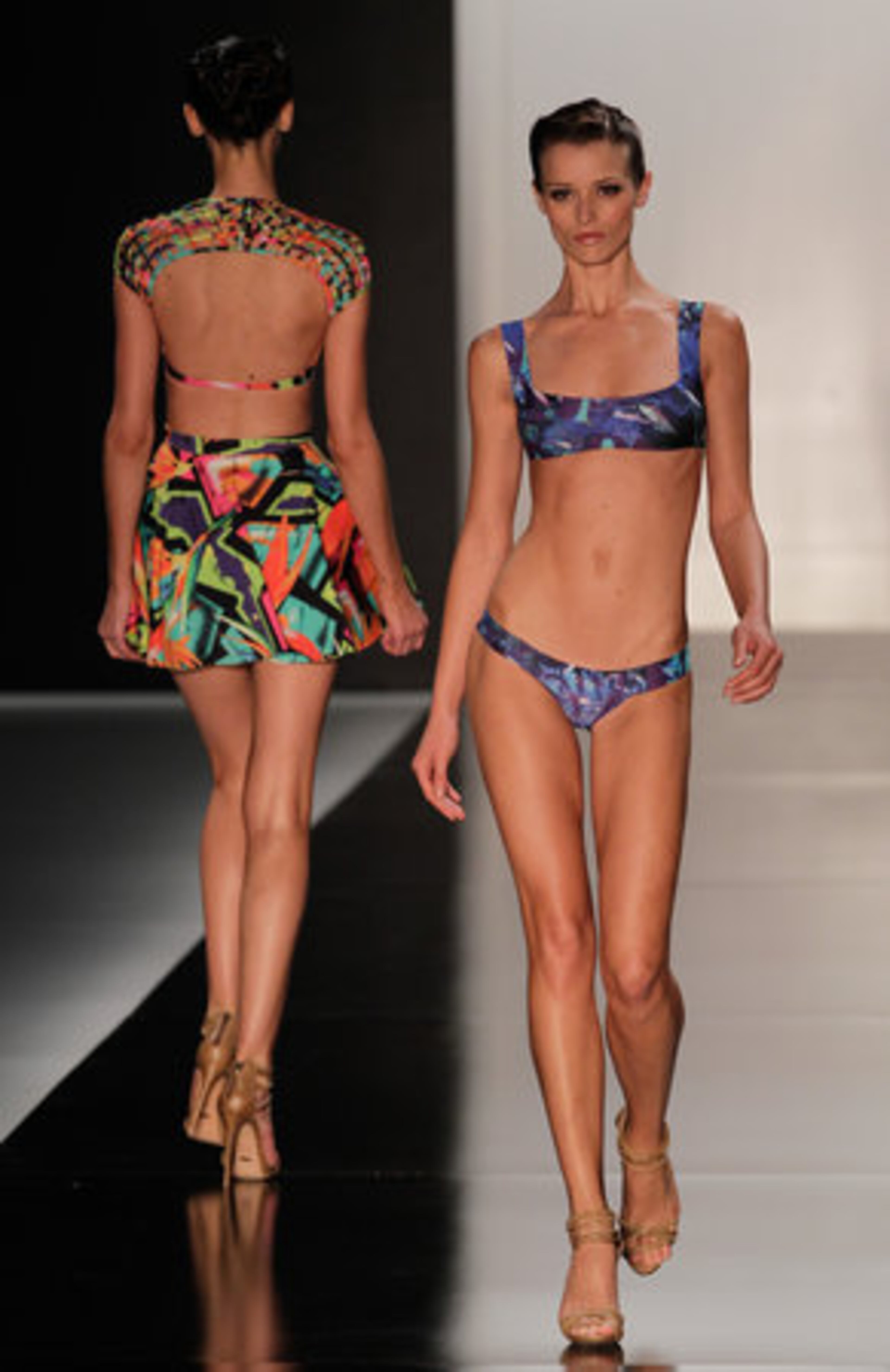 Designer Lenny Niemeyer's collection is filled with bright and colorful beachwear.
