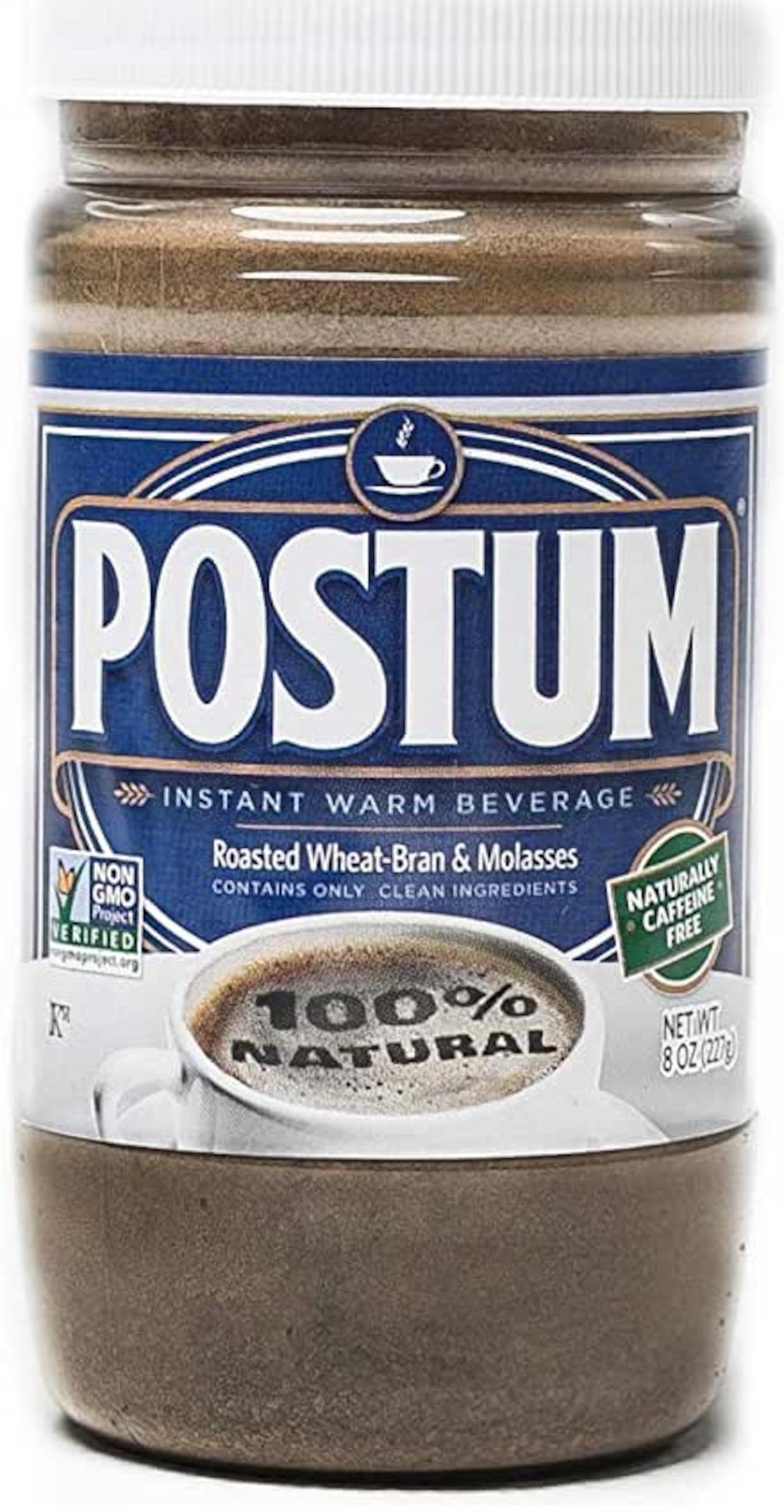 Postum is a popular caffeine-free coffee substitute created by Post Cereal Company founder C. W. Post in 1895.